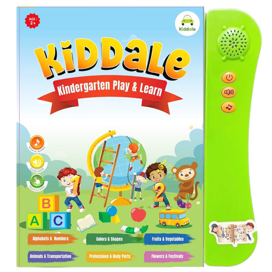 Kiddale ABC & 123 Smart Sound Book for Toddlers