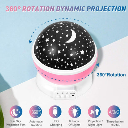 Toy Imagine Plastic Star Master Galaxy Night Projector Lamp